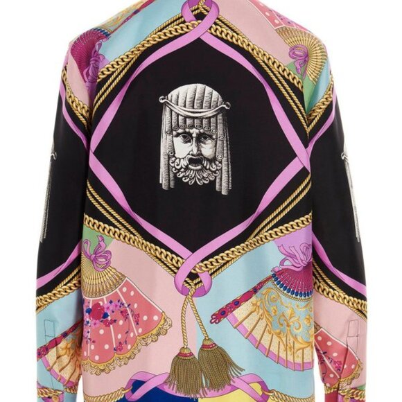 Versace Long Sleeved Shirt In Multi - Picture 2 of 3